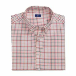 FootJoy Super Soft Woven Plaid Shirt 53 FootJoy Super Soft Woven Plaid Shirt -Golf Clubs Shop footjoy super soft woven plaid shirt white coral pink graphite 04 59205.1671650321