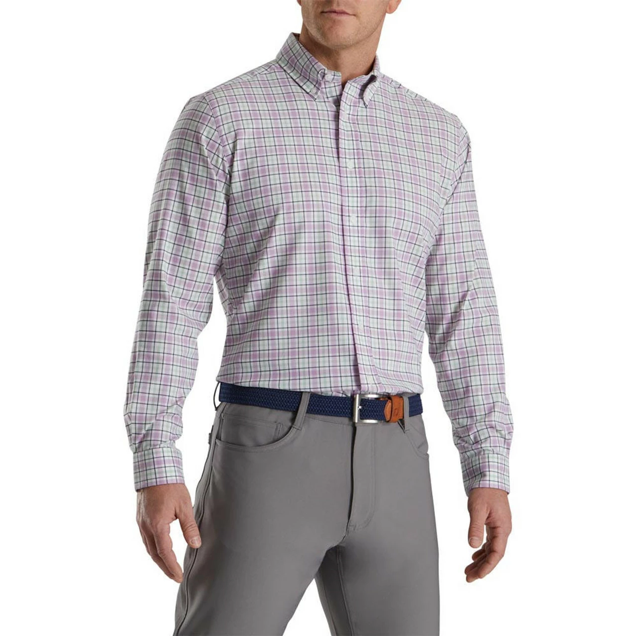 FootJoy Super Soft Woven Plaid Shirt 13 FootJoy Super Soft Woven Plaid Shirt - Image 13
