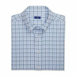 FootJoy Super Soft Woven Plaid Shirt 37 FootJoy Super Soft Woven Plaid Shirt -Golf Clubs Shop footjoy super soft woven plaid shirt white light ocean 04 96542.1671652720