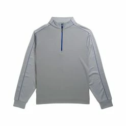 FootJoy Tonal Heather Mid Layer -Golf Clubs Shop footjoy tonal heather mid layer grey 01 22009.1636977686