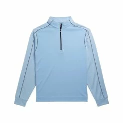 FootJoy Tonal Heather Mid Layer -Golf Clubs Shop footjoy tonal heather mid layer sky 01 28457.1636977686