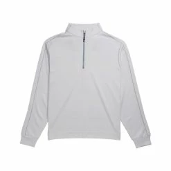 FootJoy Tonal Heather Mid Layer -Golf Clubs Shop footjoy tonal heather mid layer white 01 74335.1636977686