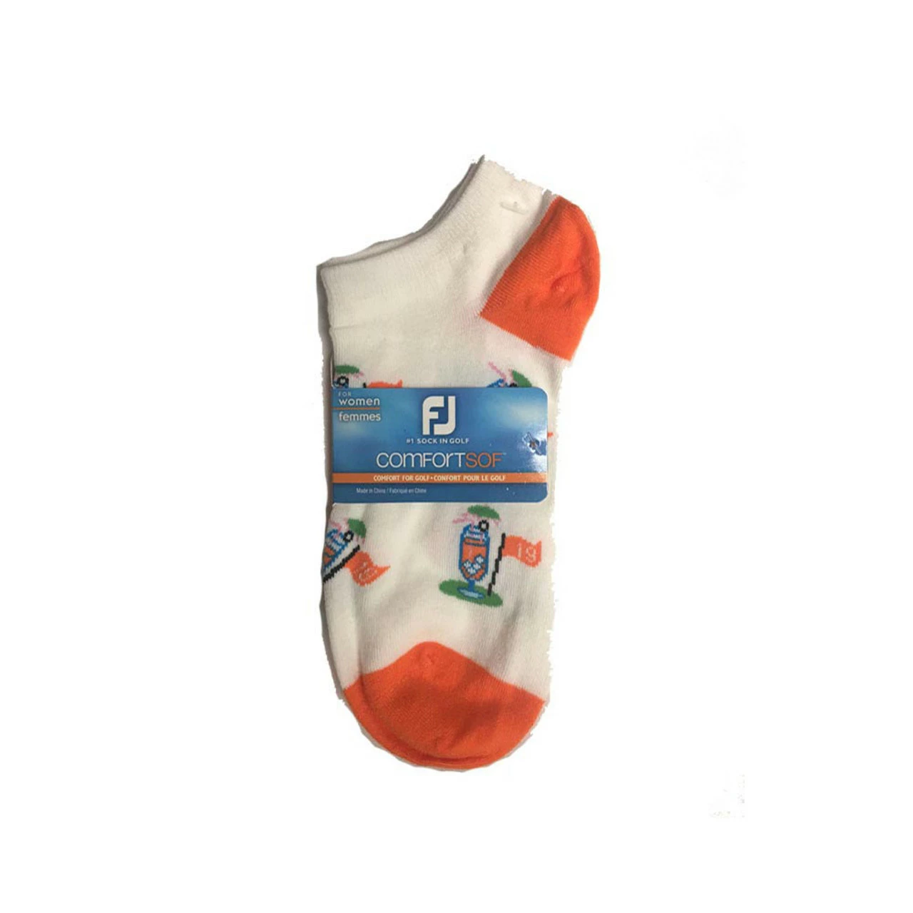 FootJoy Women's ComfortSof Low Cut 19th Hole Print Fashion Sock 3 FootJoy Women's ComfortSof Low Cut 19th Hole Print Fashion Sock - Image 3