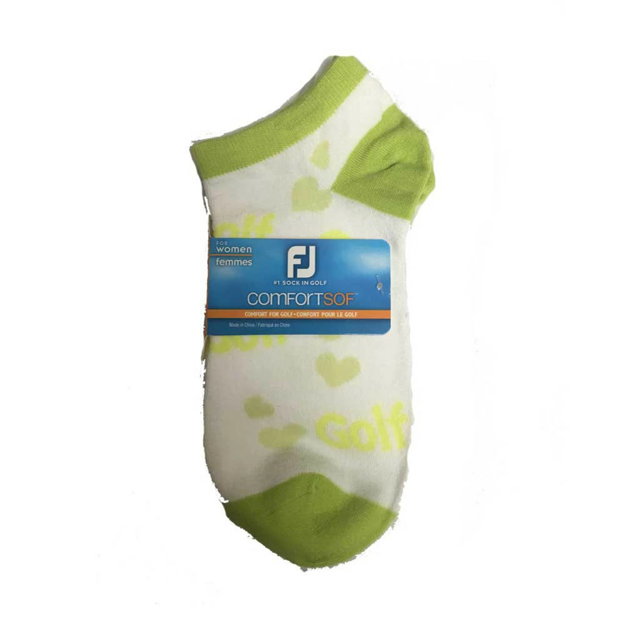 FootJoy Women's ComfortSof Low Cut Heart Print Fashion Sock 2 FootJoy Women's ComfortSof Low Cut Heart Print Fashion Sock - Image 2