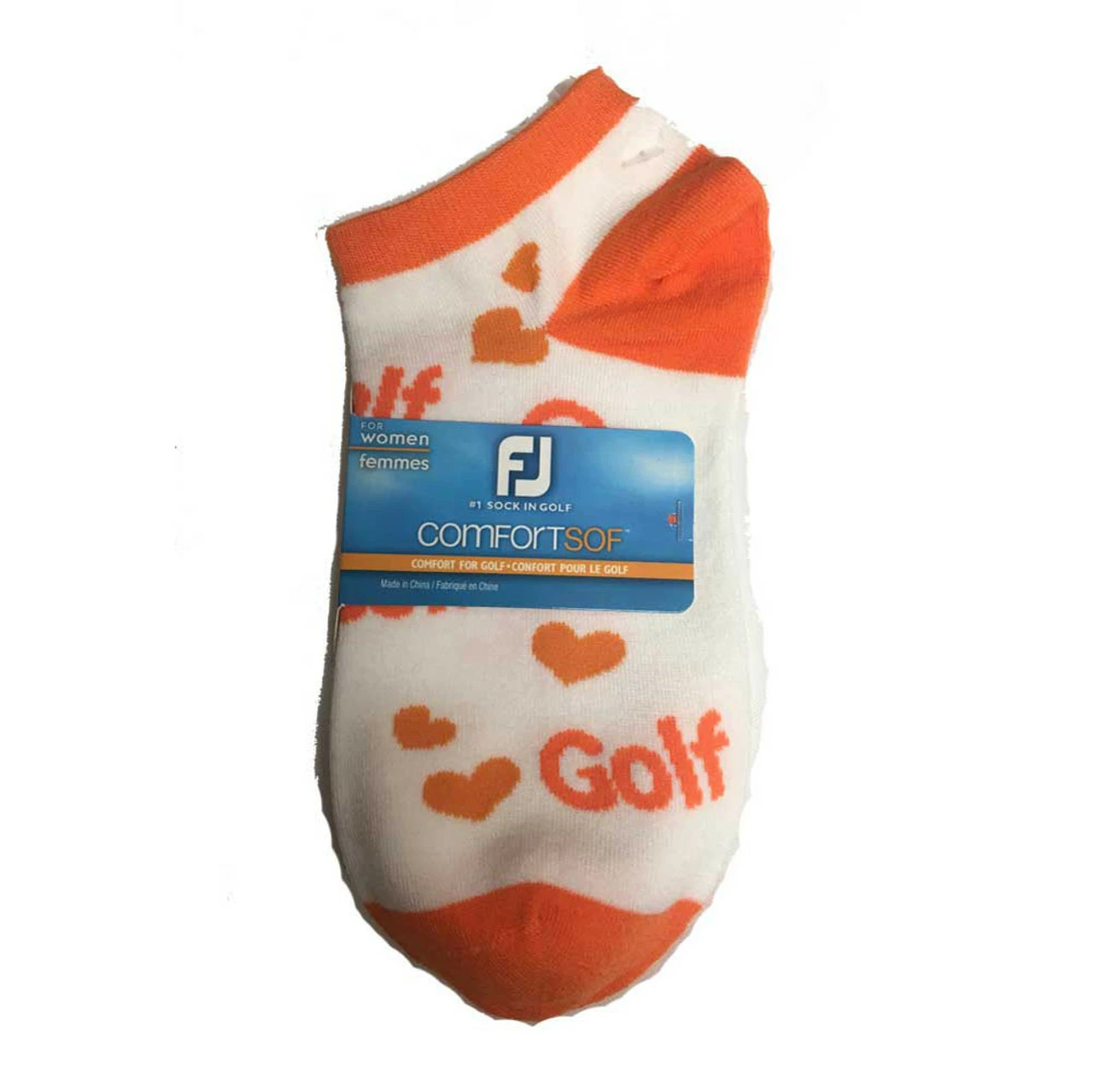 FootJoy Women's ComfortSof Low Cut Heart Print Fashion Sock 3 FootJoy Women's ComfortSof Low Cut Heart Print Fashion Sock - Image 3