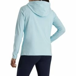 FootJoy Women's Full-Zip Hoodie -Golf Clubs Shop footjoy womens full zip hoodie sky heather 03 96529.1676589239