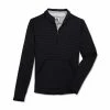 FootJoy Women's Half-Zip Tonal Stripe Mid-Layer -Golf Clubs Shop footjoy womens half zip tonal stripe mid layer black 01 89548.1676590122