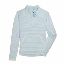 FootJoy Women's Half-Zip Tonal Stripe Mid-Layer -Golf Clubs Shop footjoy womens half zip tonal stripe mid layer sky 01 91148.1676592827