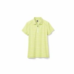FootJoy Women's Heather Stripe Polo -Golf Clubs Shop footjoy womens heather stripe polo citrus 01 60568.1631901194