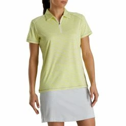 FootJoy Women's Heather Stripe Polo -Golf Clubs Shop footjoy womens heather stripe polo citrus 02 27872.1631901194