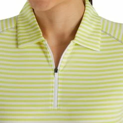 FootJoy Women's Heather Stripe Polo -Golf Clubs Shop footjoy womens heather stripe polo citrus 04 19865.1631901195