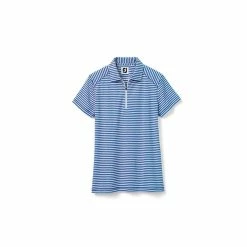 FootJoy Women's Heather Stripe Polo -Golf Clubs Shop footjoy womens heather stripe polo cobalt 01 39771.1631901194