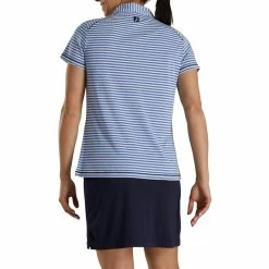 FootJoy Women's Heather Stripe Polo -Golf Clubs Shop footjoy womens heather stripe polo cobalt 03 79249.1631901195