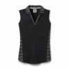 FootJoy Women's Open Placket Sleeveless Polo -Golf Clubs Shop footjoy womens open placket sleeveless polo black 01 79463.1673285373