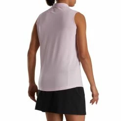 FootJoy Women's Open Placket Sleeveless Polo -Golf Clubs Shop footjoy womens open placket sleeveless polo pink 02 09981.1673285466