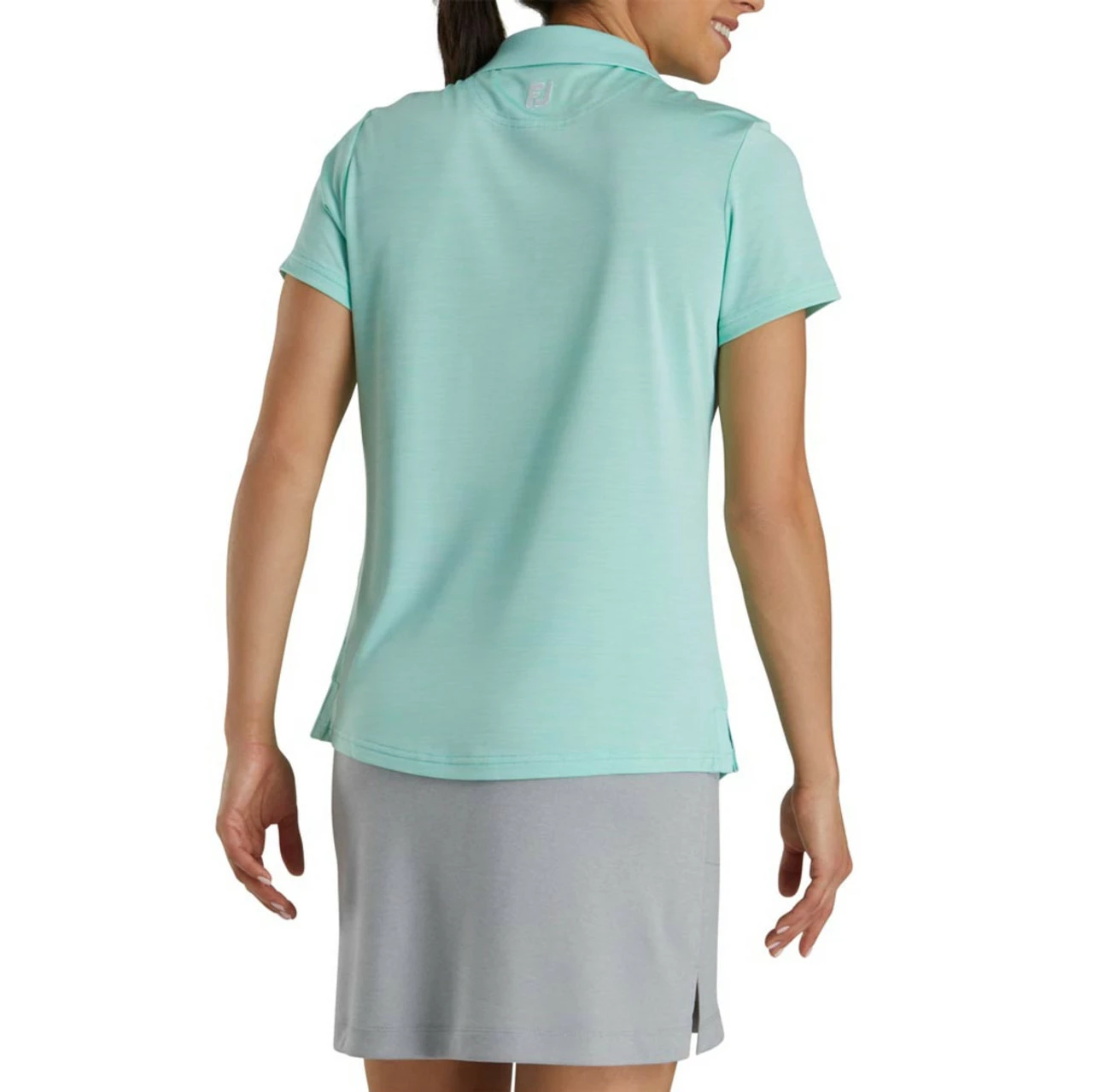 FootJoy Women's Open Placket Space Dye Polo 13 FootJoy Women's Open Placket Space Dye Polo - Image 13