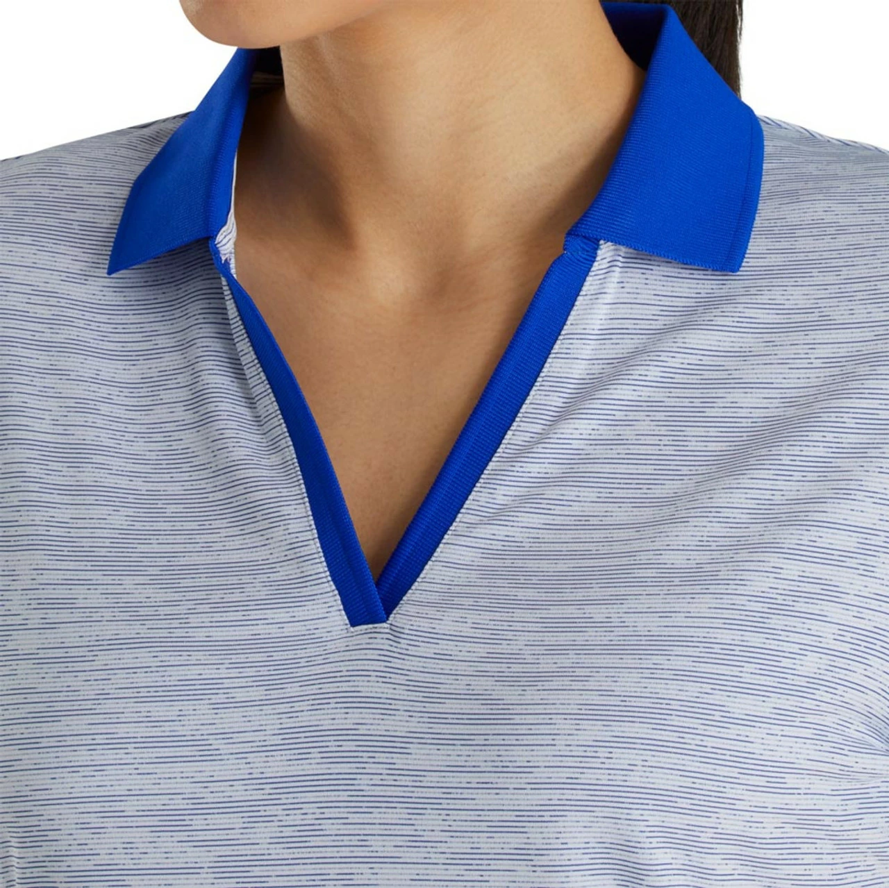FootJoy Women's Open Placket Space Dye Polo 4 FootJoy Women's Open Placket Space Dye Polo - Image 4