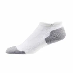 FootJoy Women's TechSof Tour Roll-Tab Sock -Golf Clubs Shop footjoy womens techsof tour roll tab sock white grey 01 60449.1633033104