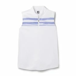 FootJoy Women's Watercolor Block Sleeveless Polo -Golf Clubs Shop footjoy womens watercolor block sleeveless polo white violet 01 17778.1676583571