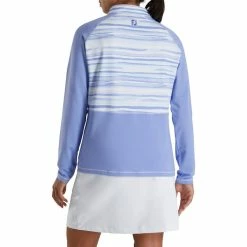 FootJoy Women's Watercolor Half-Zip Mid-Layer 21 FootJoy Women's Watercolor Half-Zip Mid-Layer -Golf Clubs Shop footjoy womens watercolor half zip mid layer violet 03 76922.1676597323