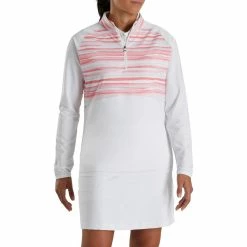 FootJoy Women's Watercolor Half-Zip Mid-Layer 27 FootJoy Women's Watercolor Half-Zip Mid-Layer -Golf Clubs Shop footjoy womens watercolor half zip mid layer white 02 25539.1676598846