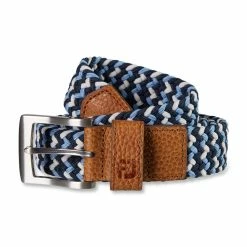 FootJoy Woven Belt -Golf Clubs Shop footjoy woven belt navy light blue white 01 91938.1635363456