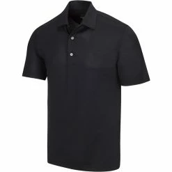 Greg Norman Freedom Micro Pique Polo -Golf Clubs Shop greg norman freedom micro pique polo black 01 99329.1638564523