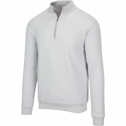 Greg Norman Performance Blend Lined 1/4 Zip Wind Sweater 4 Greg Norman Performance Blend Lined 1/4 Zip Wind Sweater -Golf Clubs Shop greg norman performance blend lined 1 4 zip wind sweater shark grey 01 43089.1659043397
