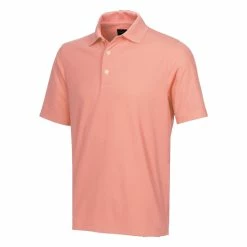 Greg Norman Protek Micro Pique Polo -Golf Clubs Shop greg norman protek micro pique polo peach 01 24079.1632427254