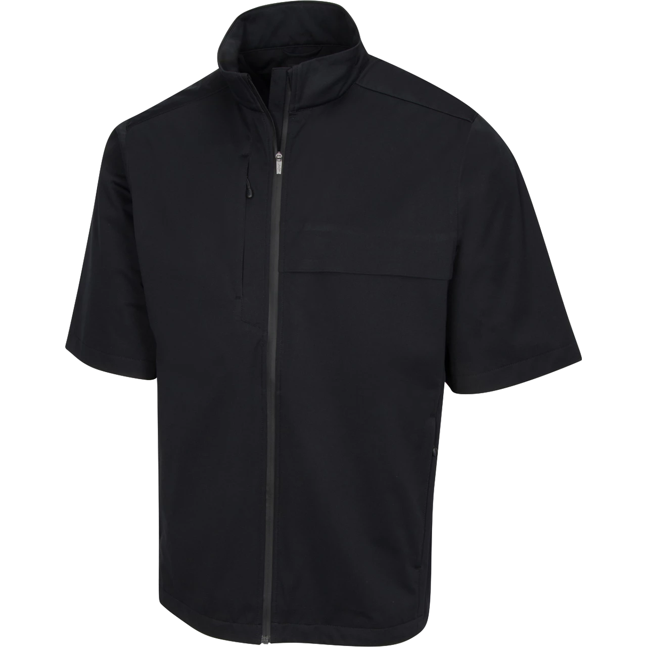 Greg Norman Weatherknit Short Sleeve Full-Zip Jacket 1 Greg Norman Weatherknit Short Sleeve Full-Zip Jacket