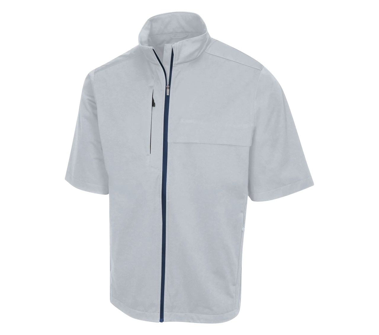 Greg Norman Weatherknit Short Sleeve Full-Zip Jacket 3 Greg Norman Weatherknit Short Sleeve Full-Zip Jacket - Image 3
