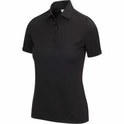Greg Norman Women's 2Below Short Sleeve Polo -Golf Clubs Shop greg norman womens 2below short sleeve polo black 01 76183.1633378903