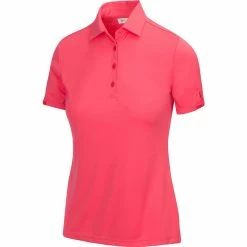Greg Norman Women's 2Below Short Sleeve Polo -Golf Clubs Shop greg norman womens 2below short sleeve polo field poppy 01 72428.1633378903