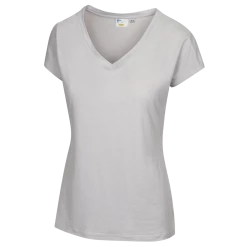 Greg Norman Women's Annie V-Neck -Golf Clubs Shop greg norman womens annie v neck shark grey heather 01 16090.1638461899