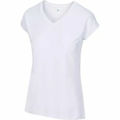 Greg Norman Women's Annie V-Neck -Golf Clubs Shop greg norman womens annie v neck white 01 66252.1671482458