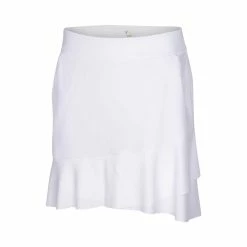 Greg Norman Women's Crossover Flounce Pull-On Skort -Golf Clubs Shop greg norman womens crossover flounce pull on skort white 01 61275.1644351740