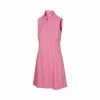 Greg Norman Women's Flare Sleeveless Zip Dress -Golf Clubs Shop greg norman womens flare sleeveless zip dress coral guava 01 29200.1644419993