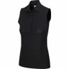 Greg Norman Women's Freedom Micro Pique Sleeveless Polo -Golf Clubs Shop greg norman womens freedom micro pique sleeveless polo black 01 11158.1659043420