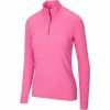 Greg Norman Women's Peached Heather 1/4 Zip -Golf Clubs Shop greg norman womens peached heather 1 4 zip paradise heather 01 60587.1633111170