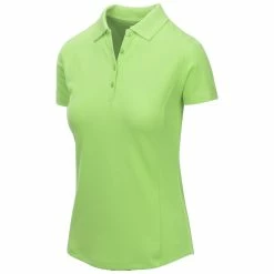 Greg Norman Women's Short Sleeve Protek Micro Pique Polo -Golf Clubs Shop greg norman womens short sleeve protek micro pique polo lime green 01 45575.1633463944