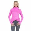 IBKUL Asymmetrical Zip Pullover -Golf Clubs Shop ibkul asymmetrical zip pullover hot pink 01 89051.1676591045