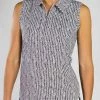Jofit Sleeveless Polo - Herringbone -Golf Clubs Shop jofit sleeveless polo herringbone herringbone 01 35783.1633543820