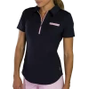 Jofit Grosgrain Pocket Polo - Midnight -Golf Clubs Shop jofit 95555.1640896874