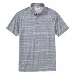 Linksoul Batik Stripe Oxford Polo -Golf Clubs Shop linksoul batik stripe oxford polo soft sky 01 76530.1676594686