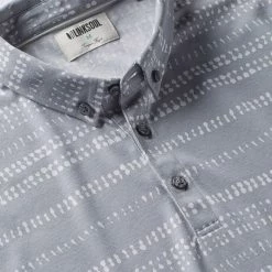 Linksoul Batik Stripe Oxford Polo -Golf Clubs Shop linksoul batik stripe oxford polo soft sky 02 56655.1676594309