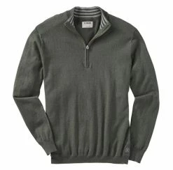 Linksoul Cotton-Cashmere 1/4 Zip Sweater -Golf Clubs Shop linksoul cotton cashmere 1 4 zip sweater sycamore heather 01 16007.1632855609