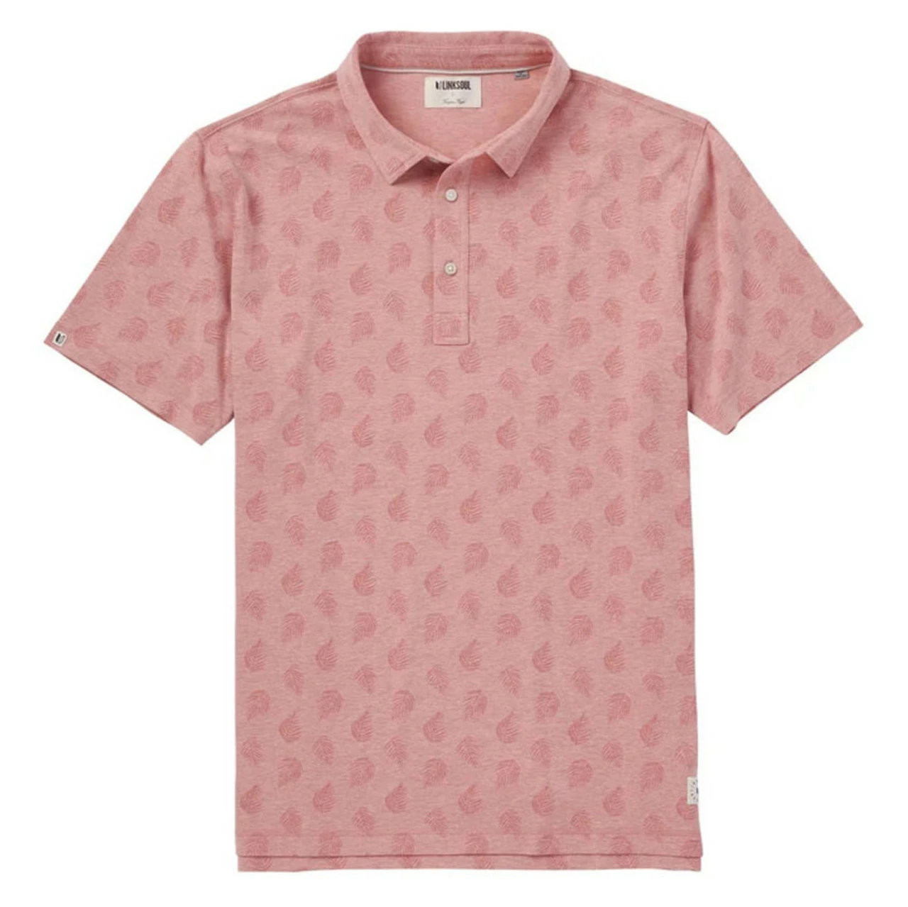 Linksoul Dry-Tek Leaf Print Polo 1 Linksoul Dry-Tek Leaf Print Polo