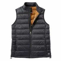 Linksoul Kirkwall Down Vest -Golf Clubs Shop linksoul kirkwall down vest black 01 55088.1638908556