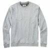 Linksoul Pocket Crewneck Sweatshirt -Golf Clubs Shop linksoul pocket crewneck sweatshirt heather grey 01 81639.1659043210