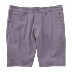 Linksoul Solid Boardwalker Shorts -Golf Clubs Shop linksoul solid boardwalker short dark plum 01 91668.1659042677